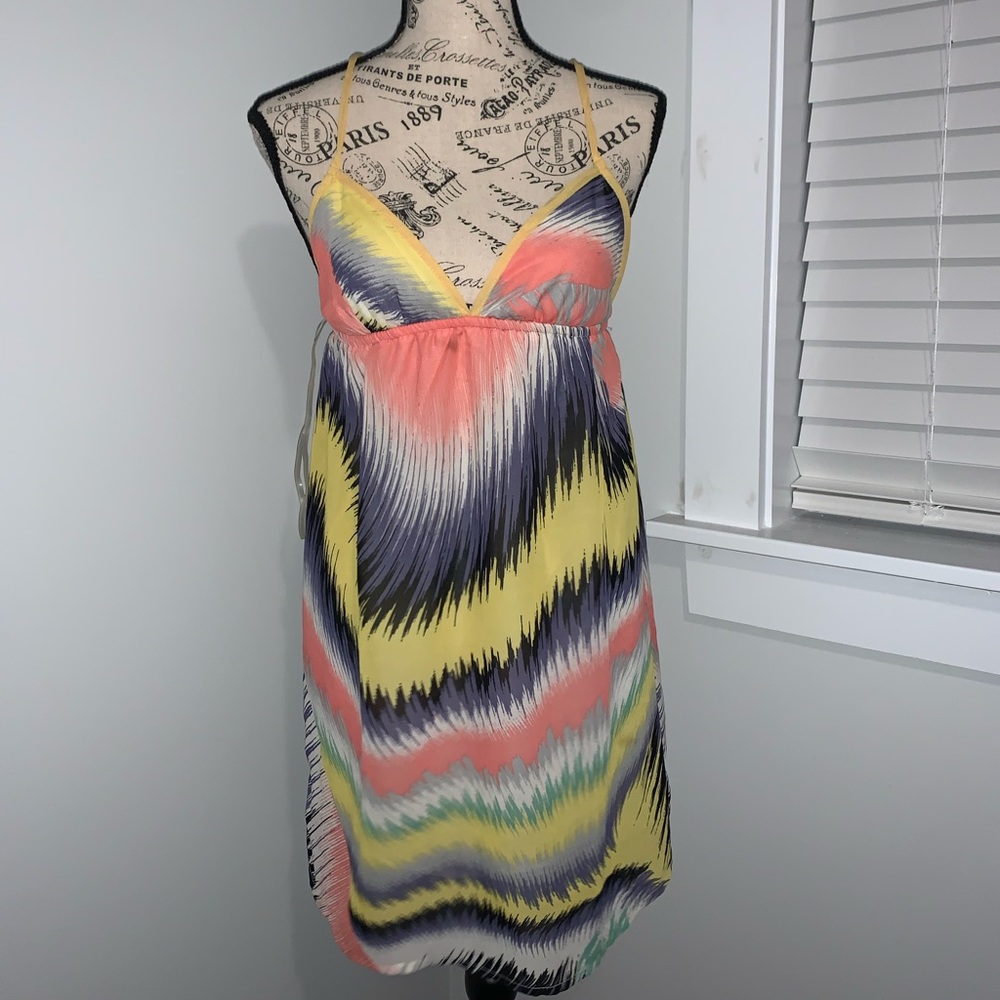 PacSun Women's Kirra backless halter top dress sm